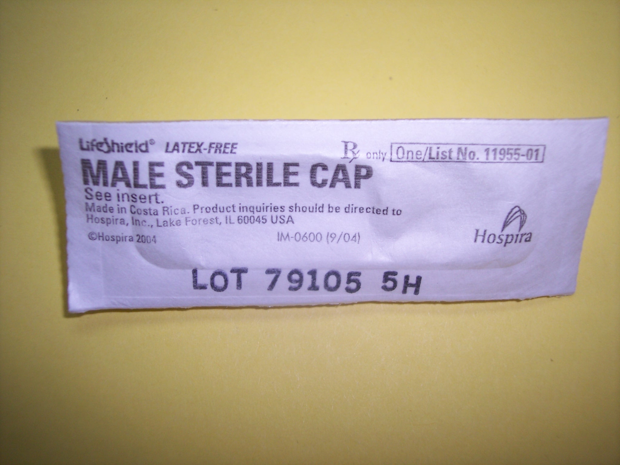 Hospira LifeShield 11955-01 Male Steril