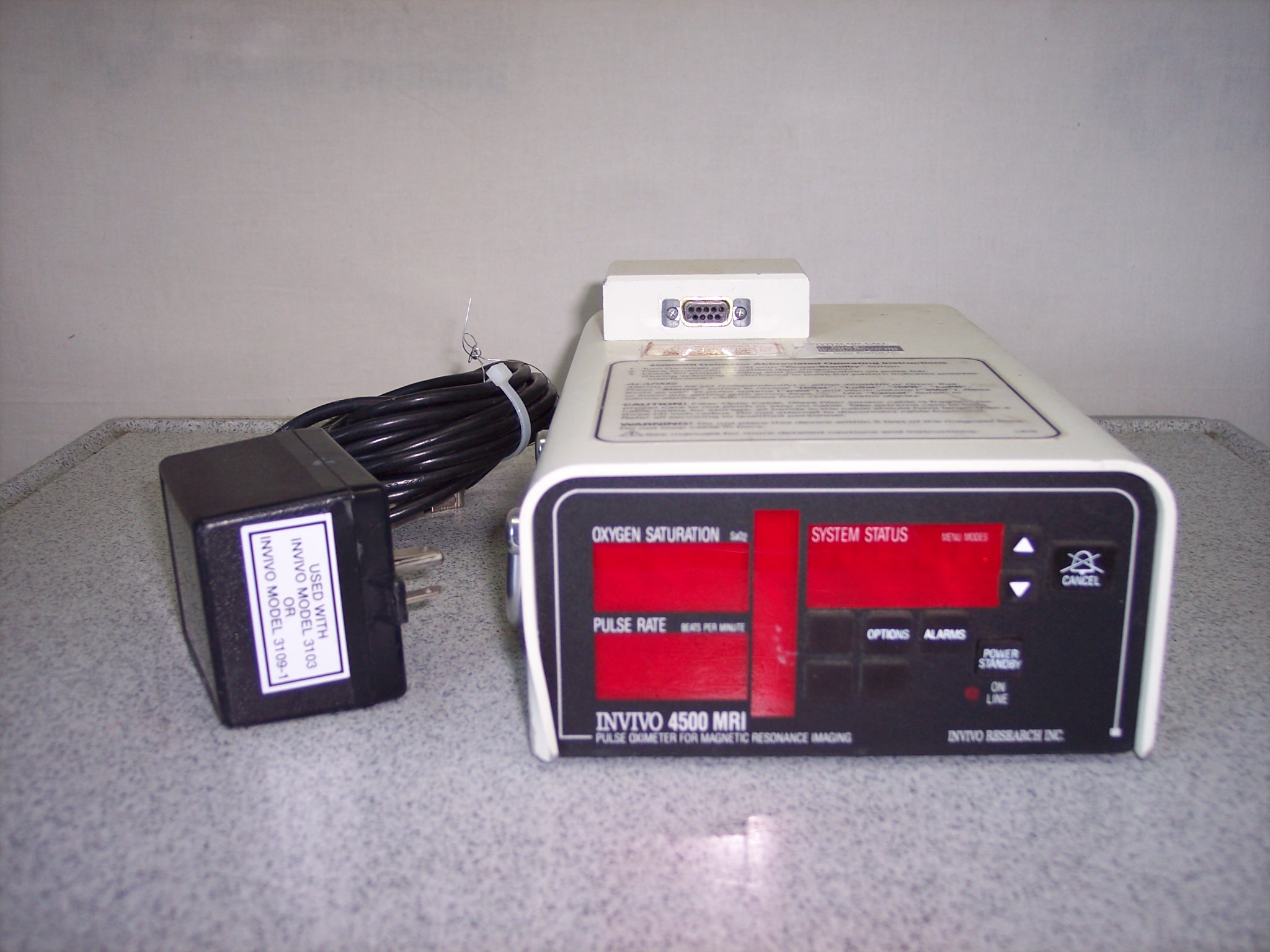 Invivo 4500MRI Pulse Oximeter