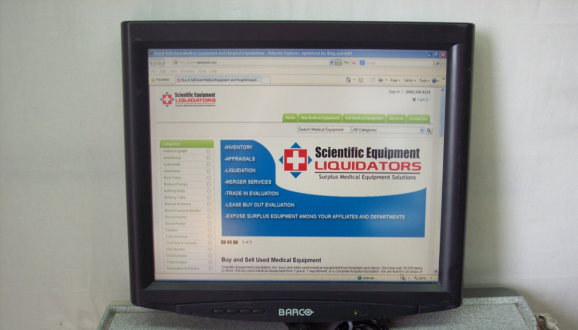 Barco MFCD-1219 TS 19" Medical Color Dis