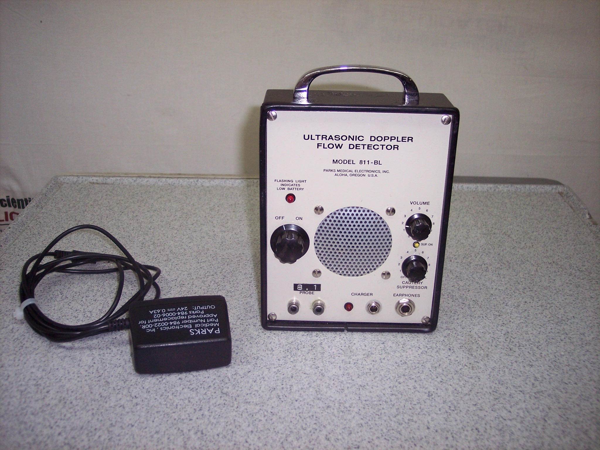 Parks 811-BL Ultrasonic Doppler Flow De