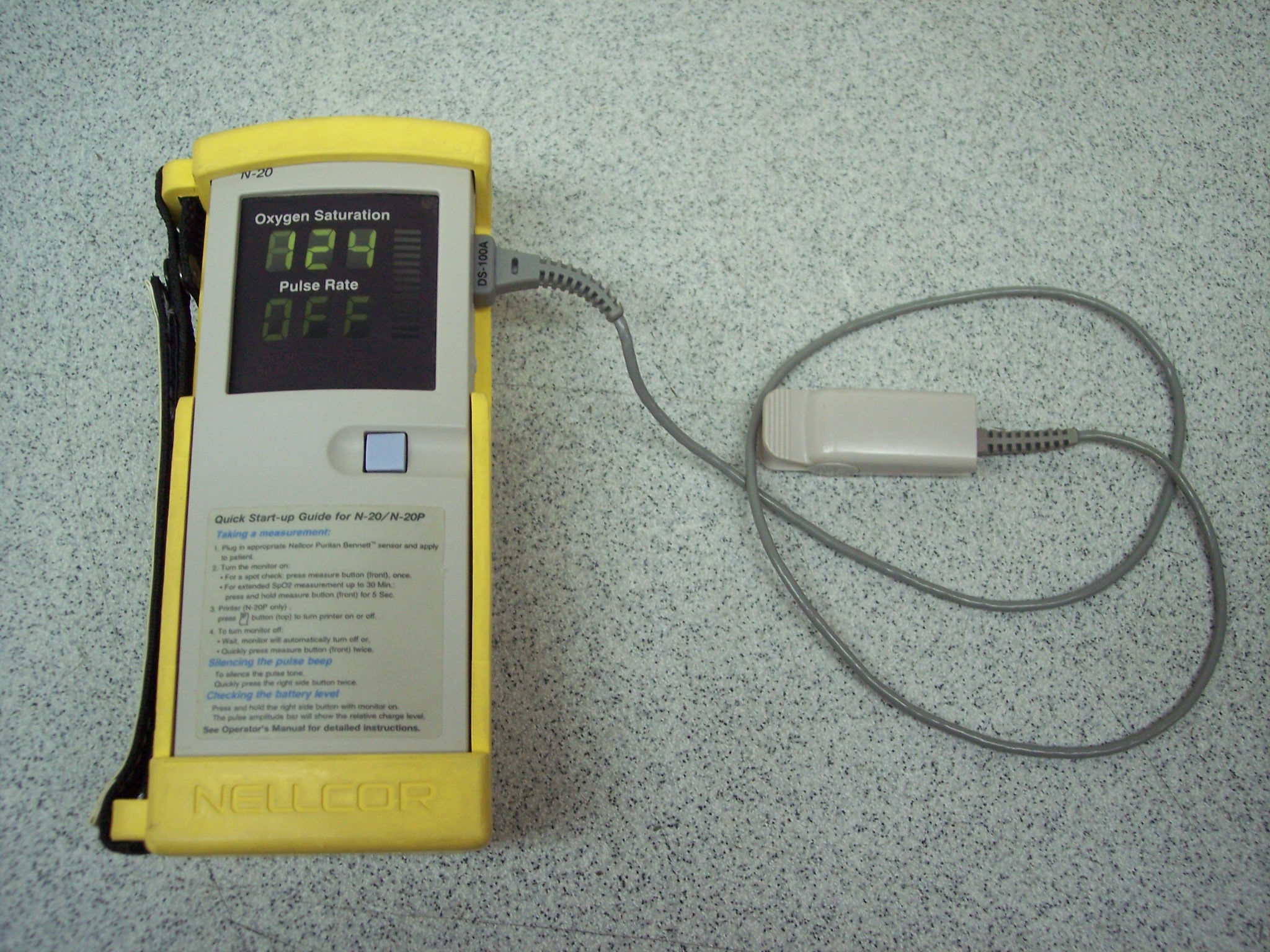 Nellcor N-20 Pulse Oximeter 