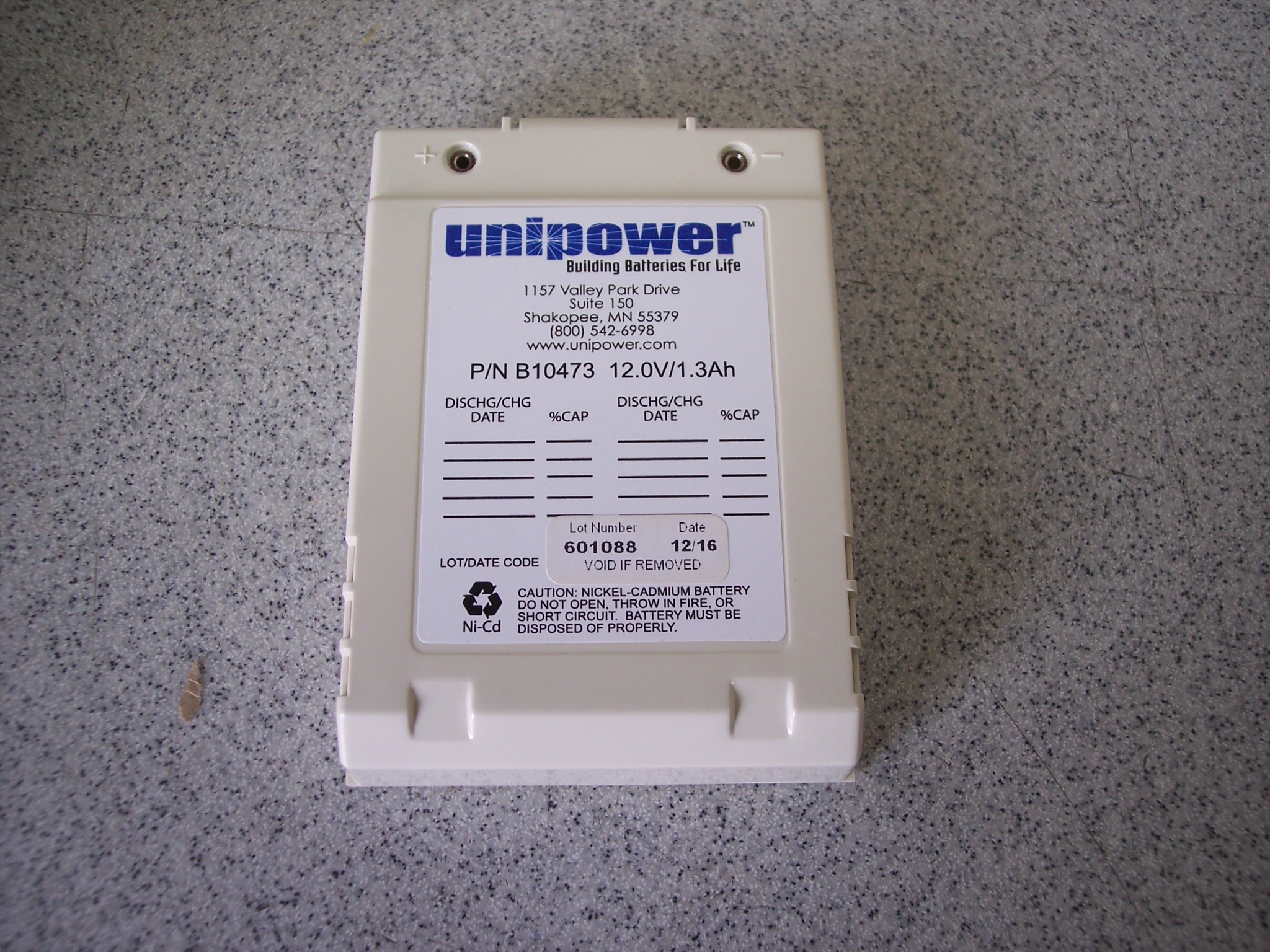 Unipower B10473 Battery