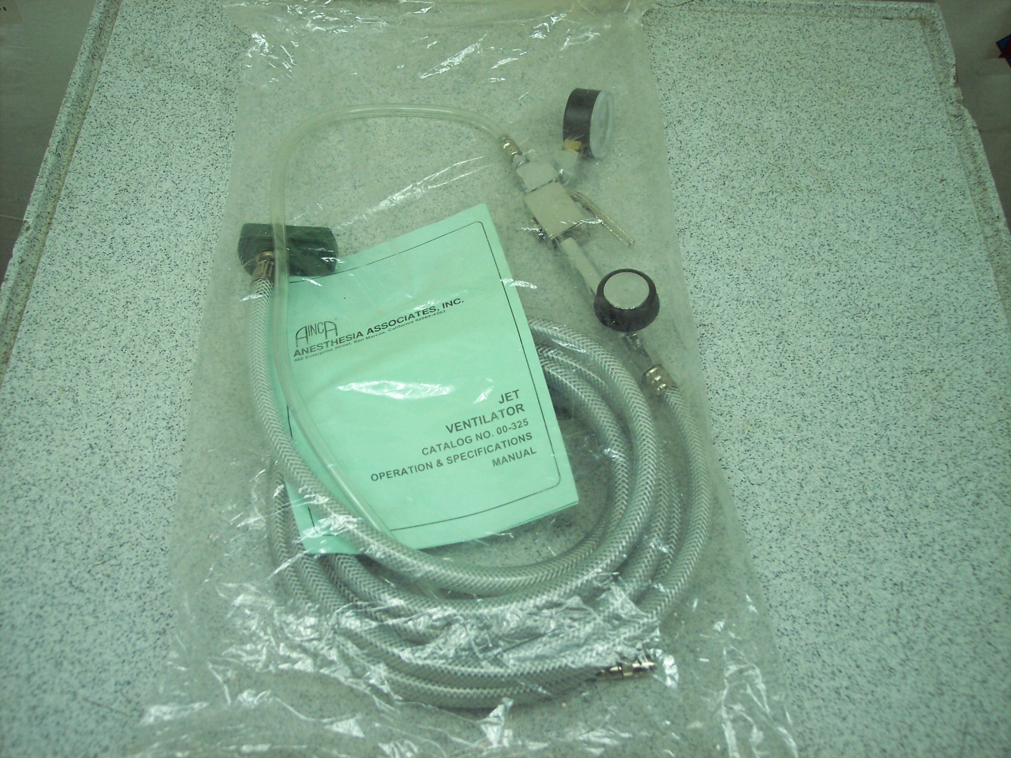 Anesthesia Associates 00-325 Jet Ventila