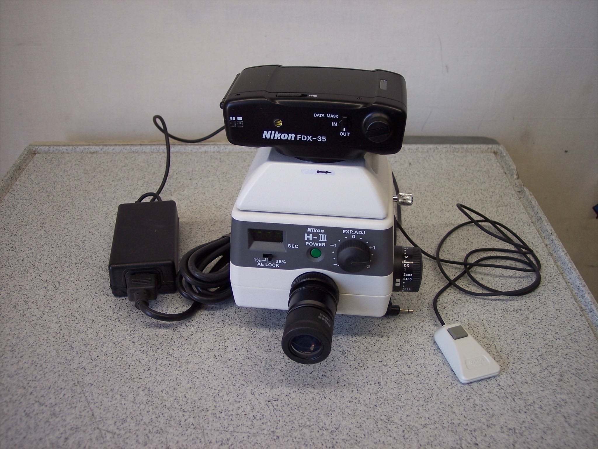 Nikon H-III Microscope Power Lens w/ FDX