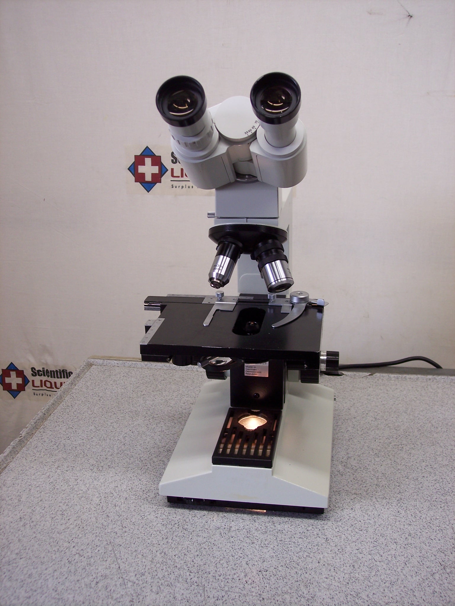 Aus Jena Laboval 4 Binocular Microscope