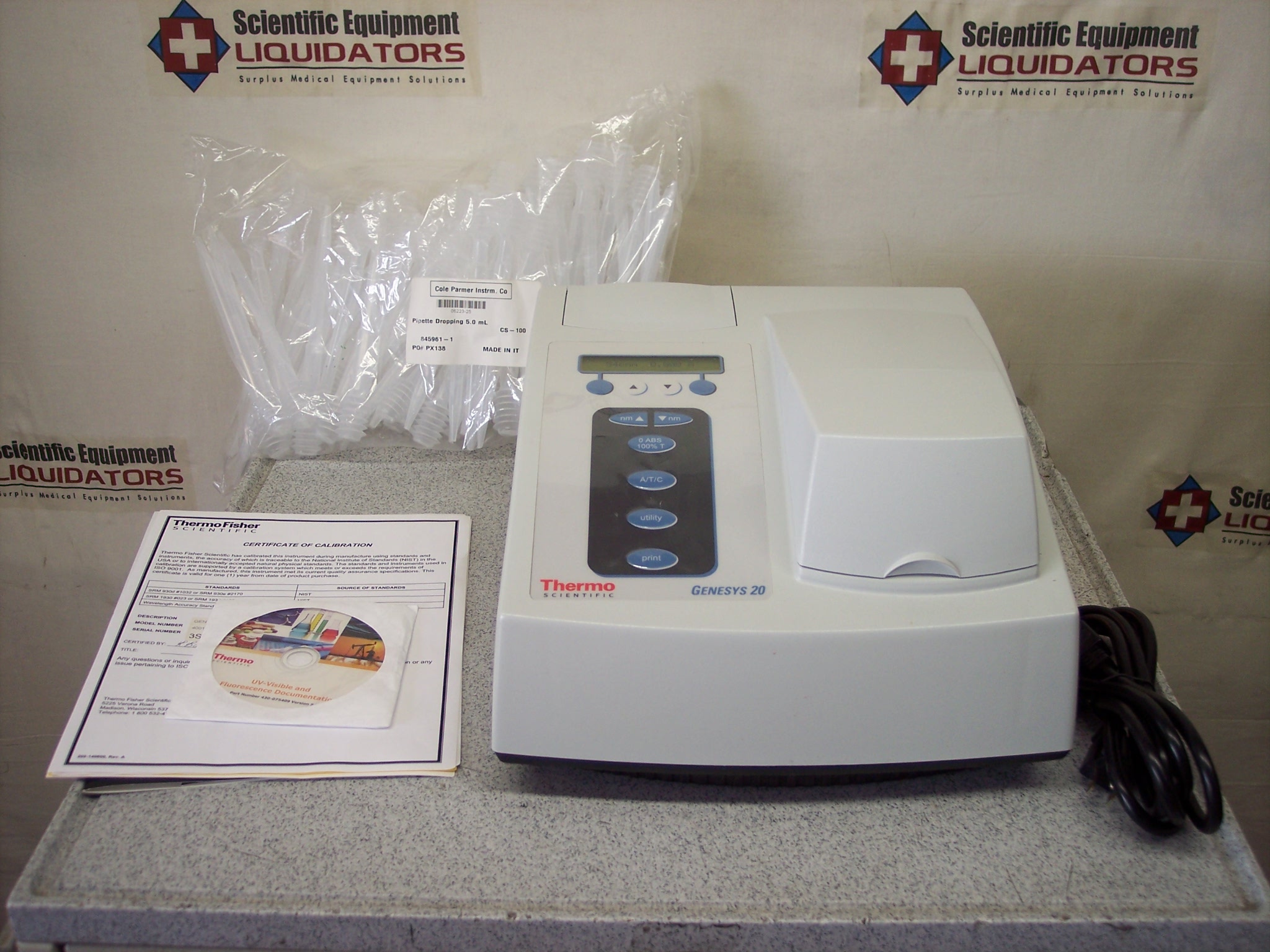 Thermo Scientific Genesys 20 Visible Spectrophotometer