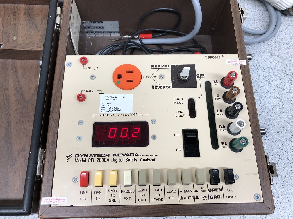 Dynatech Nevada PEI 2000A Digital Safety Analyzer