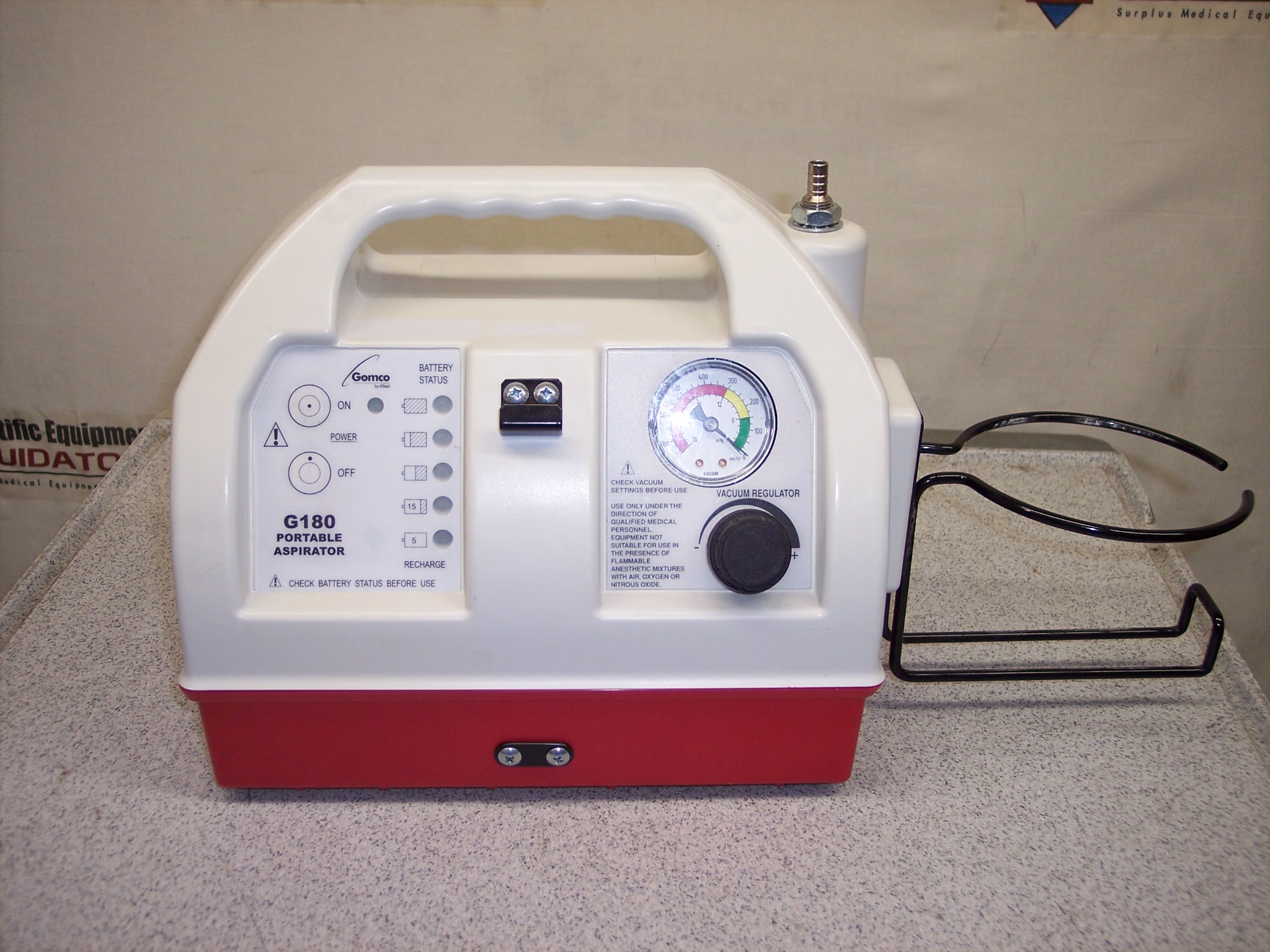 Gomco OptiVac G180 Portable Aspirator