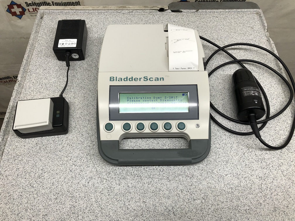 Diagnostic Ultrasound BVI 3000 Bladder Scan with Cart