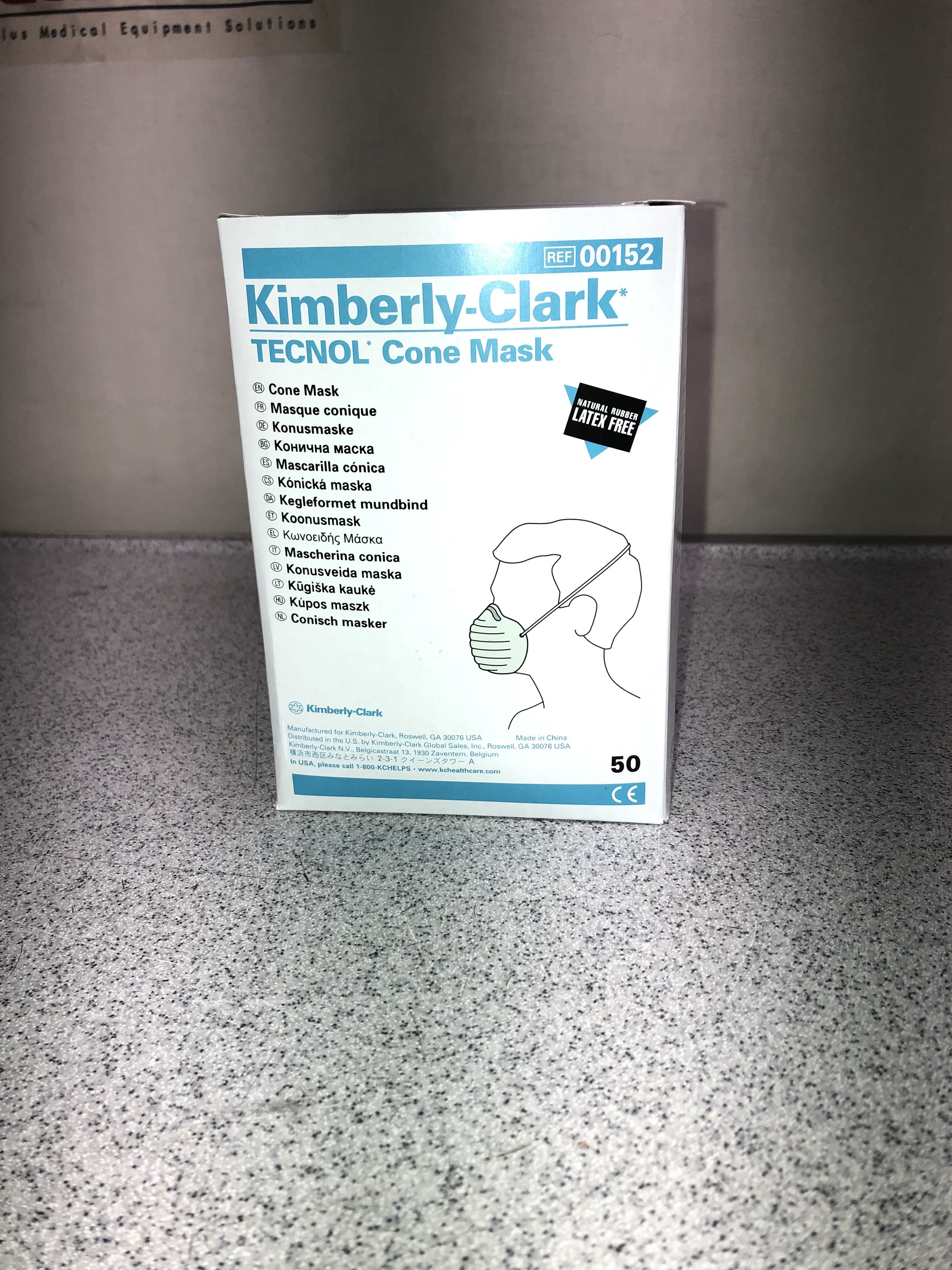 Kimberly Clark 00152 Tecnol Cone Mask Box of 50 