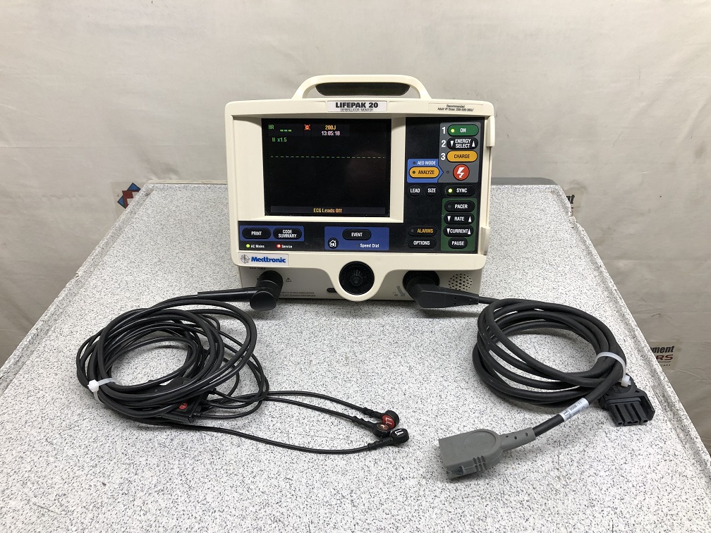 Medtronic Lifepak 20 Defibrillator / Monitor 