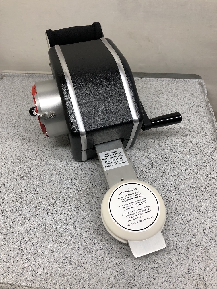 Medtronic Bio-Console Hand Crank Device Model 100