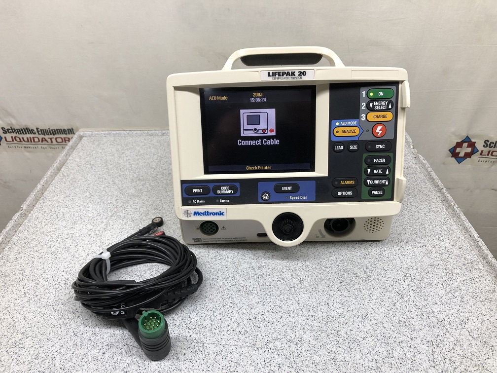 Medtronic Lifepak 20 Defibrillator / Monito