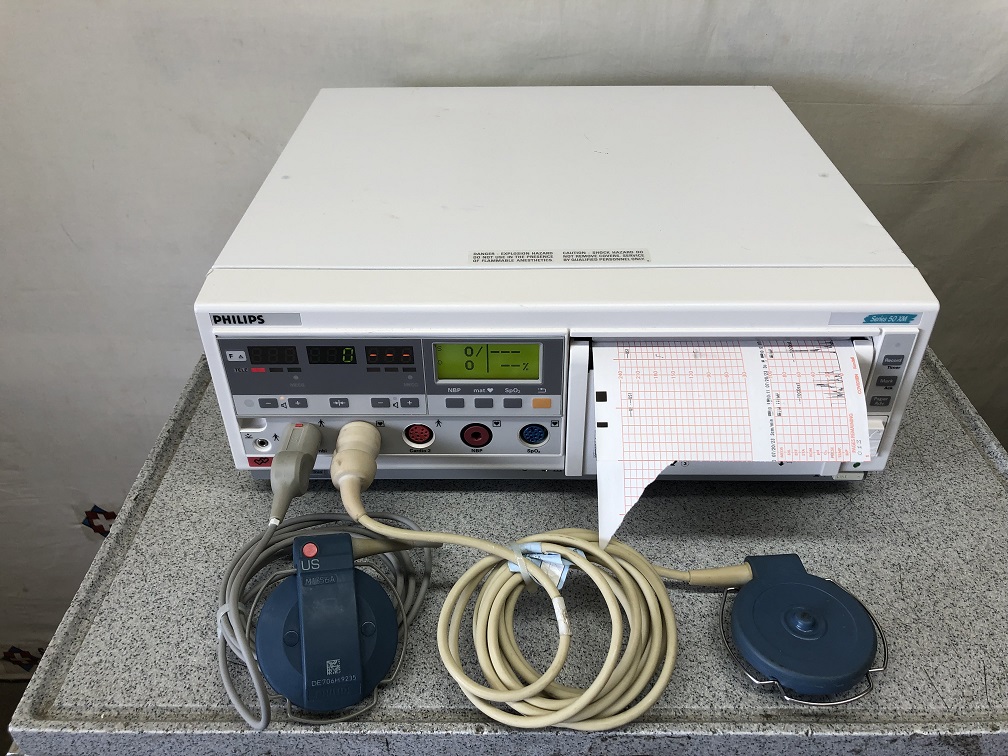 Philips 50XM  M1350B Fetal Monitor   
