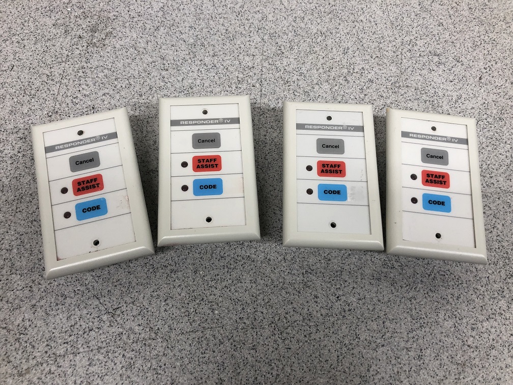 Rauland Responder NCDPB2 Dual Push Button Station Set of 4