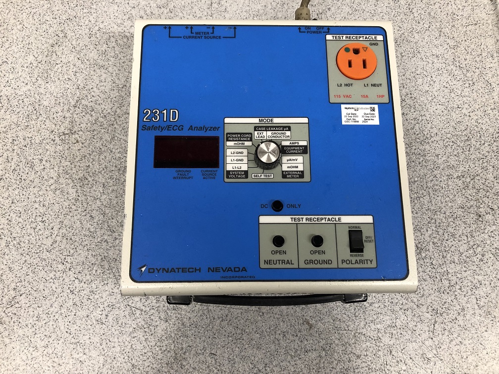 Dynatech Nevada 231D  Safety / ECG Analyzer