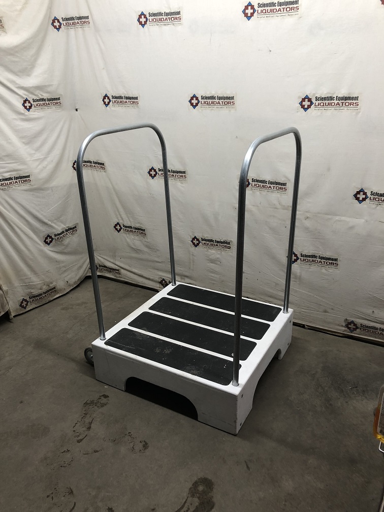 Portable Step With Rails (28"x28"x8")