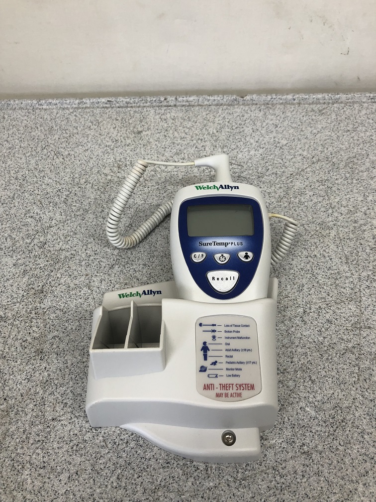 Welch Allyn 692 Sure Temp Plus Oral Thermometer with Welch Allyn 21326-000 Wall Holder