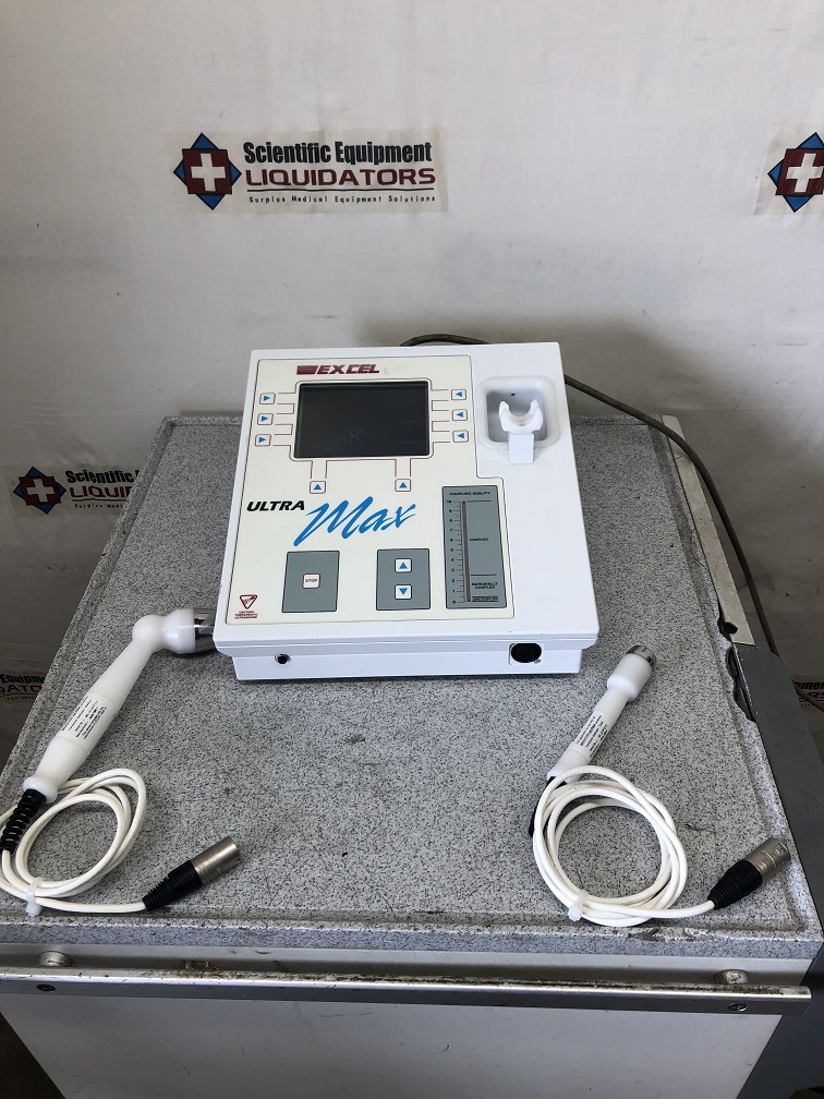 Excel Tech LTD. XLTEK Ultra Max SX Therapeutic Ultrasound Machine with Two Probes