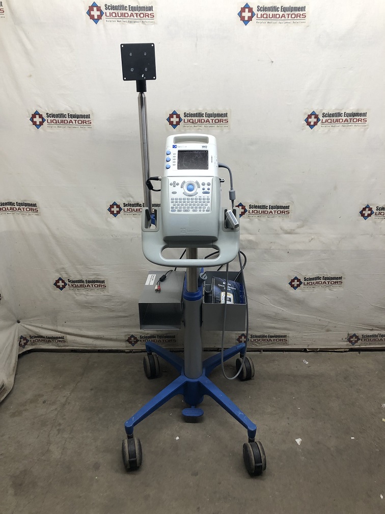 Sonosite 180 Plus Ultrasound with L38/10-5MHz Transducer and P02517-03 SiteStand