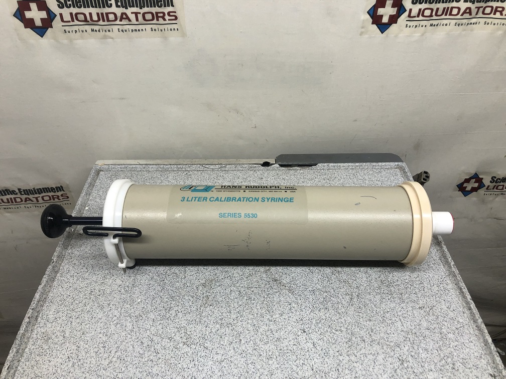 Hans Rudolph 5530 3 - Liter Calibration Syringe 