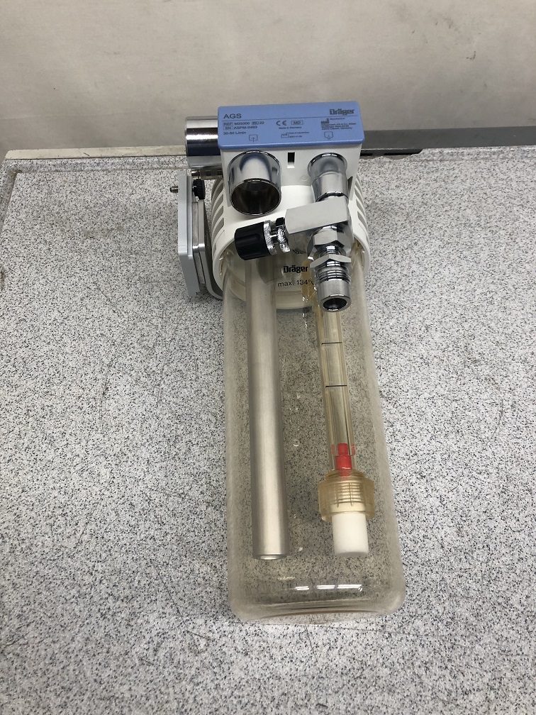 Drager AGS M33300 Anesthetic Gas Receiving System Open Reservoir Scavenger