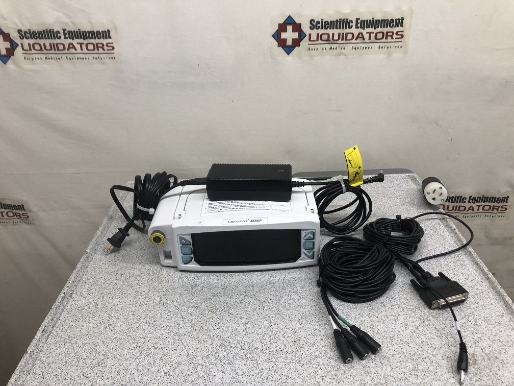 Smiths Medical 9048 Capnocheck Sleep Capnograph Patient Monitor with Patient Leads