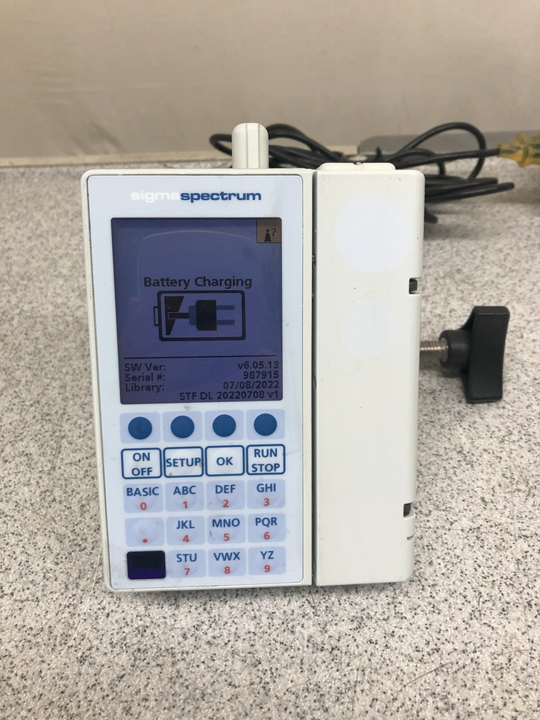 Baxter SIGMA Spectrum Infusion Pump 