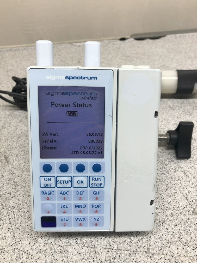 Baxter SIGMA Spectrum Infusion Pump 