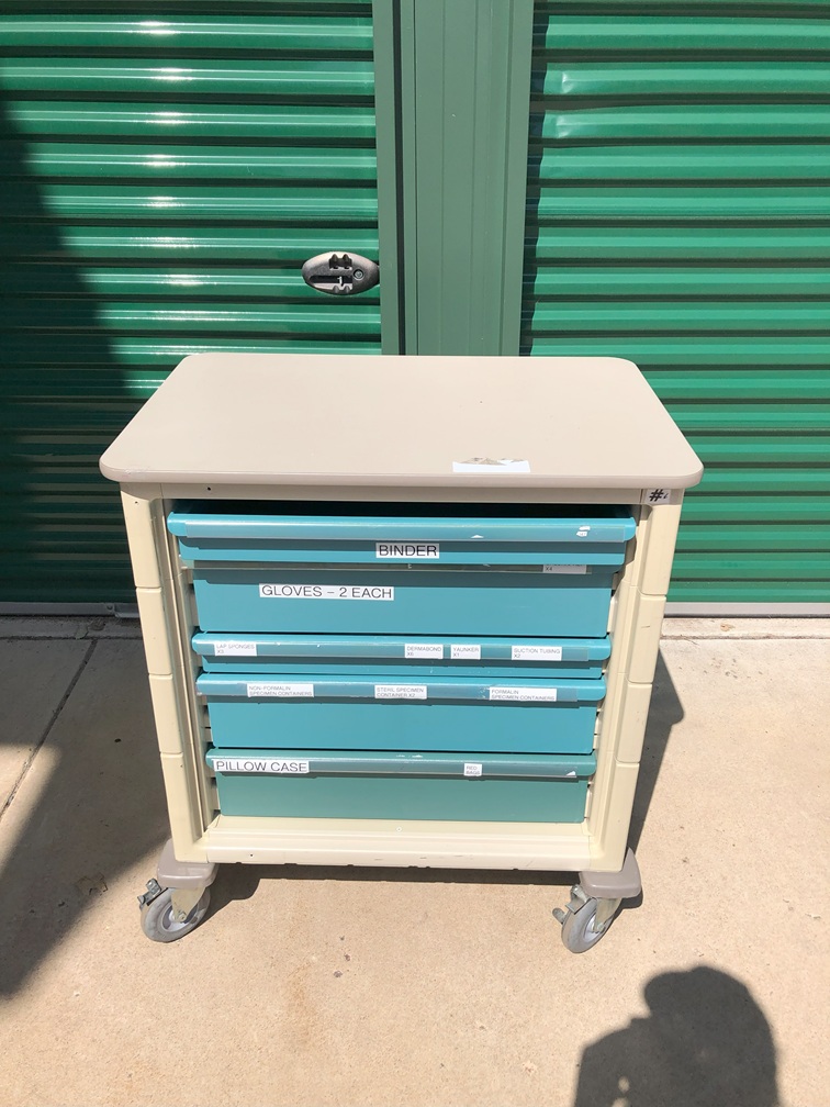 Herman Miller Milcare Storage Cart