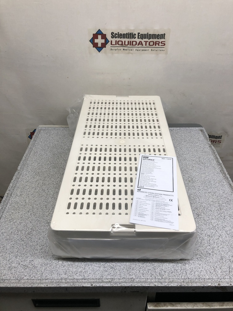 ASP 13837 Aptimax Sterilization Tray w/ Lid 23" x 11" x 4" - New