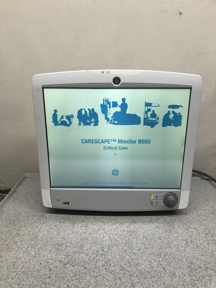 GE CARESCAPE B650 Critical Care Patient Monitor (No Modules)