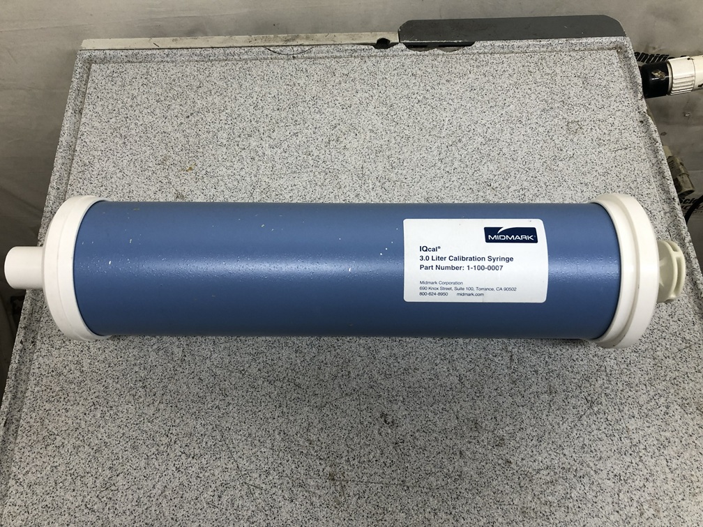 Midmark IQcal 1-100-0007 3.0 Liter Spirometer Calibration Syringe