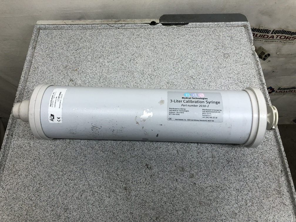 NDD Medical Technologies 2030-2, 3.0 Liter Calibration Syringe