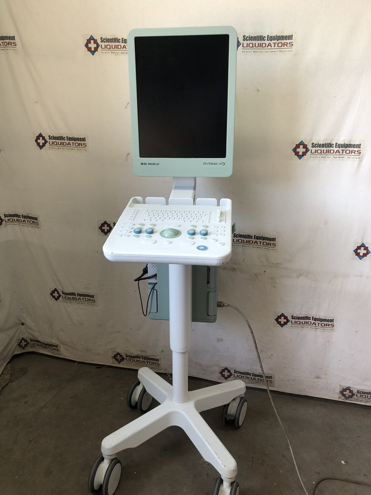 BK Flex Focus 400 Ultrasound Machine with 1202 Scanner